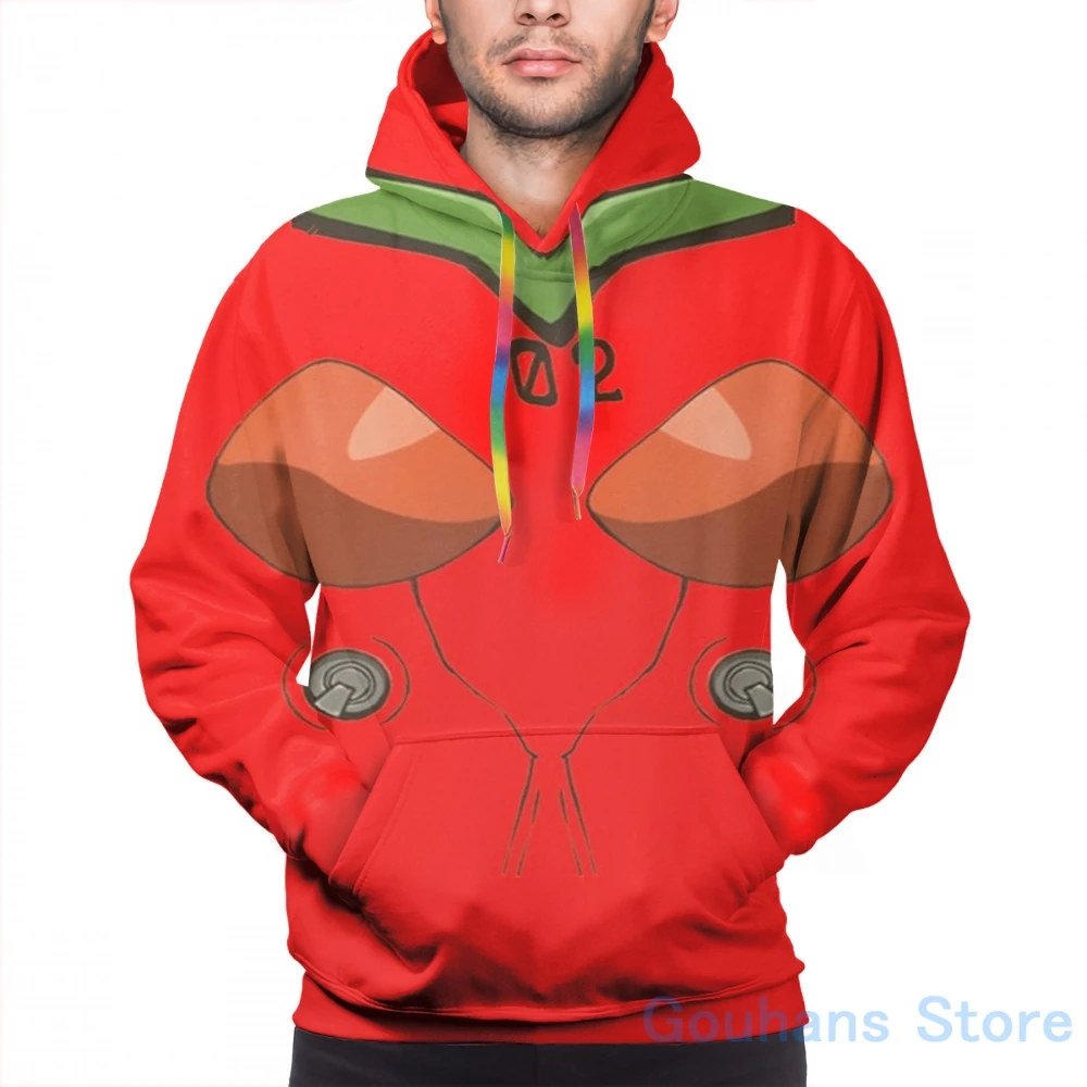Женская смешная толстовка с капюшоном Asuka Langley Soryu Plugsuit - 02 | Мужская одежда