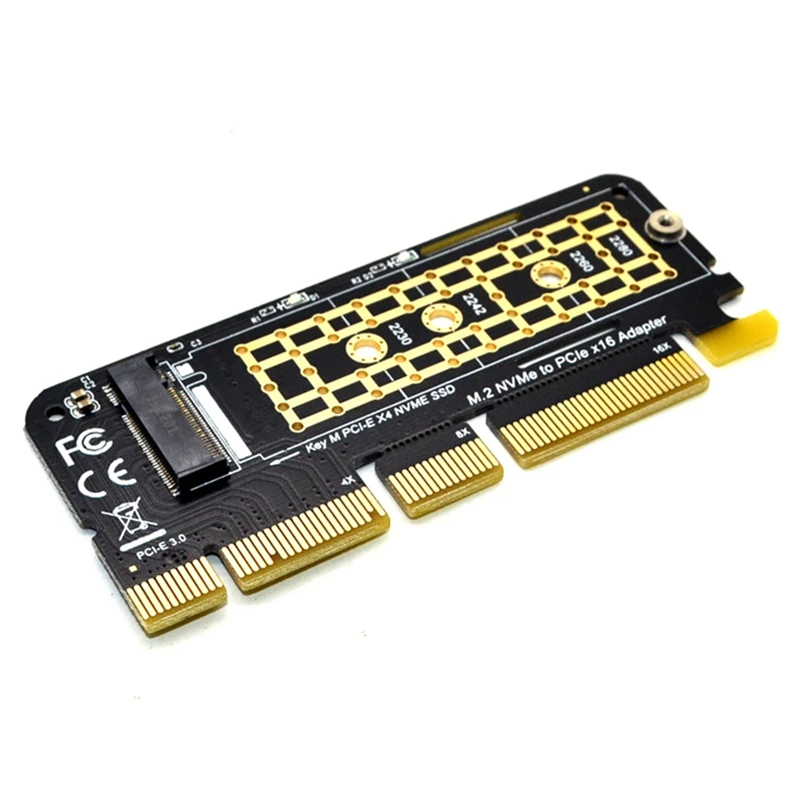 

M.2 в PCI-E3.0 X16 высокоскоростная Плата расширения NVME адаптер карта M ключ NGFF SSD конверсионная карта