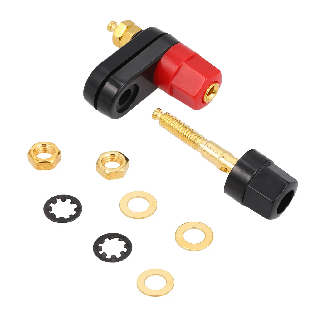 4 мм двойной разъем типа банан Клеммная клемма для усилителя динамика блок