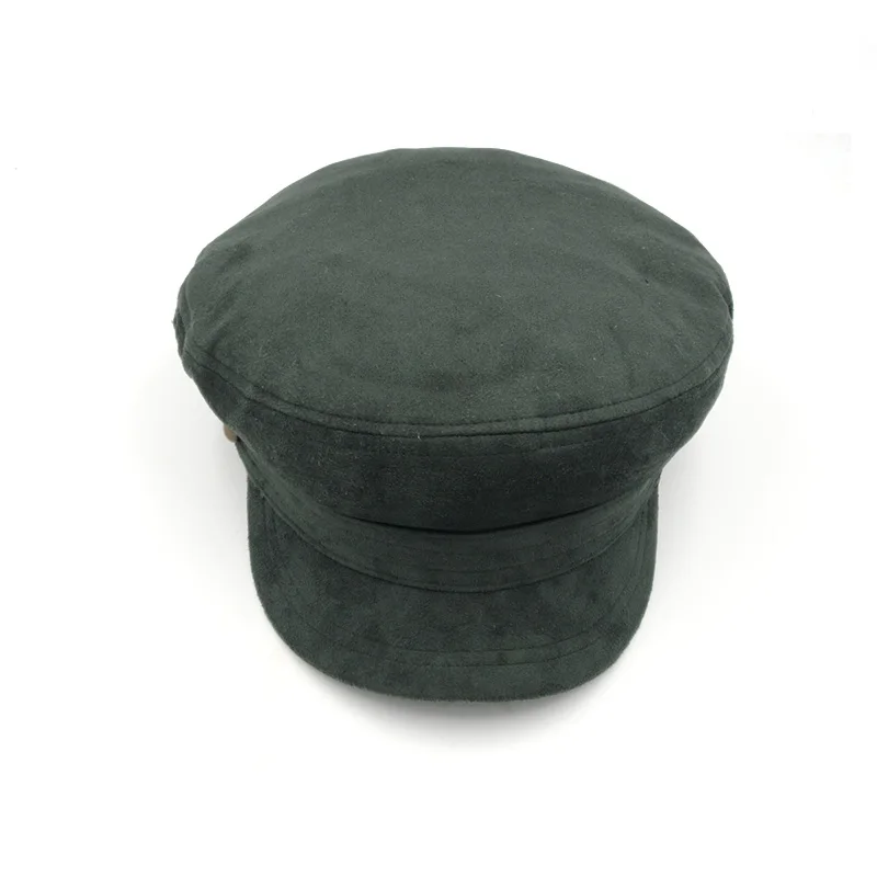 Зимние береты шапка для женщин фиолетовый берет из искусственной замши шапки