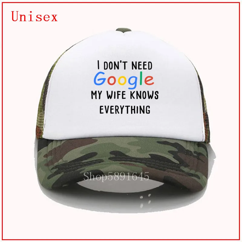 Вышитая шляпа Basball мне не нужен google моя жена знает все вышитые кепки регулируемые