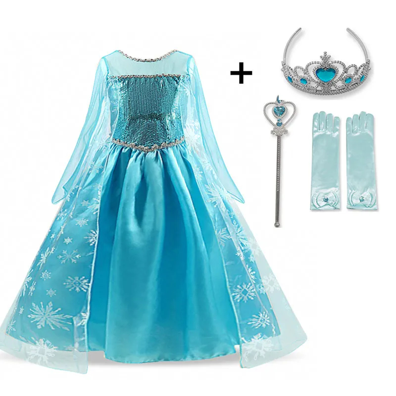 Платье принцессы 8 лет костюм королевы белое платье для косплея праздничная