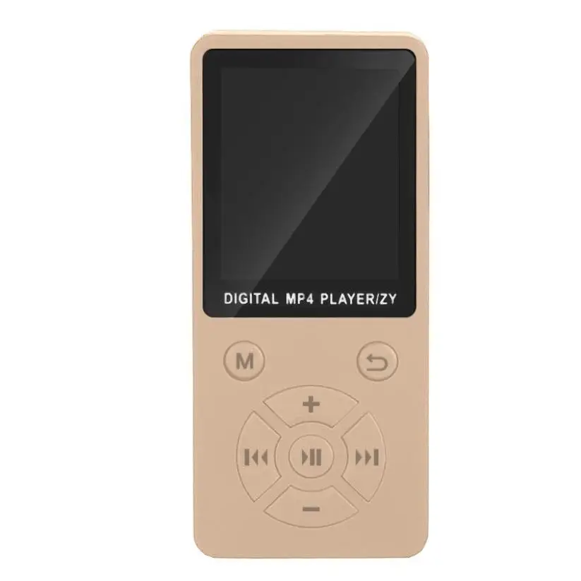 gold 1,8 дюймов TFT цветной экран MP3 плеер FM Радио Видео плеер проигрыватель электронных книг цифровой для TF карты воспроизведения музыки с диктофоном - Цвет: gold