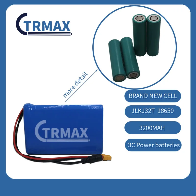 Аккумуляторная батарея TRMAX 36 В С 15A BMS 10S2P 6.4AH 18650 ячеек для в 100 Вт-500 Вт скутера