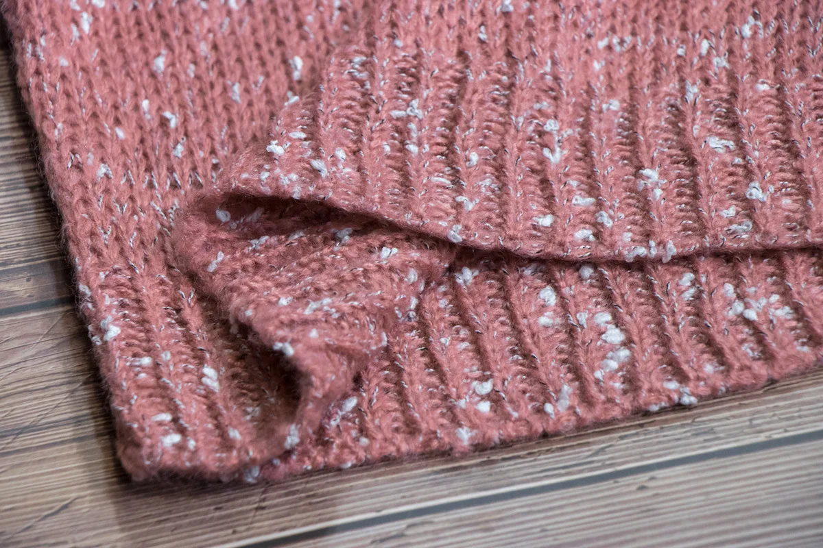 Модные свитера и джемперы Новинка осени 2019 однотонный Блестящий вязаный свитер