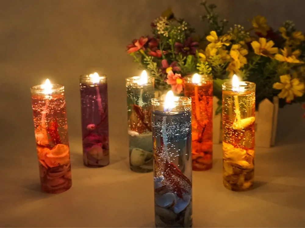 Свечи ароматические морские желе свечи романтический подарок ко Дню Святого