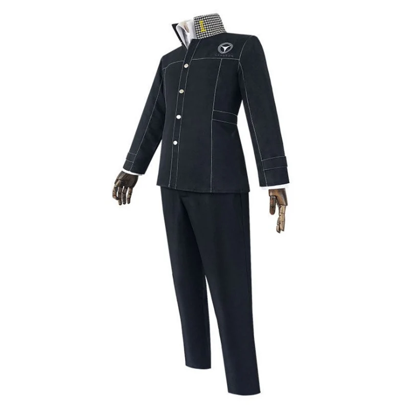 Мужской костюм для косплея из игры Shin Megami Tensei Persona 4 Yasogami Yu Narukami школьная форма