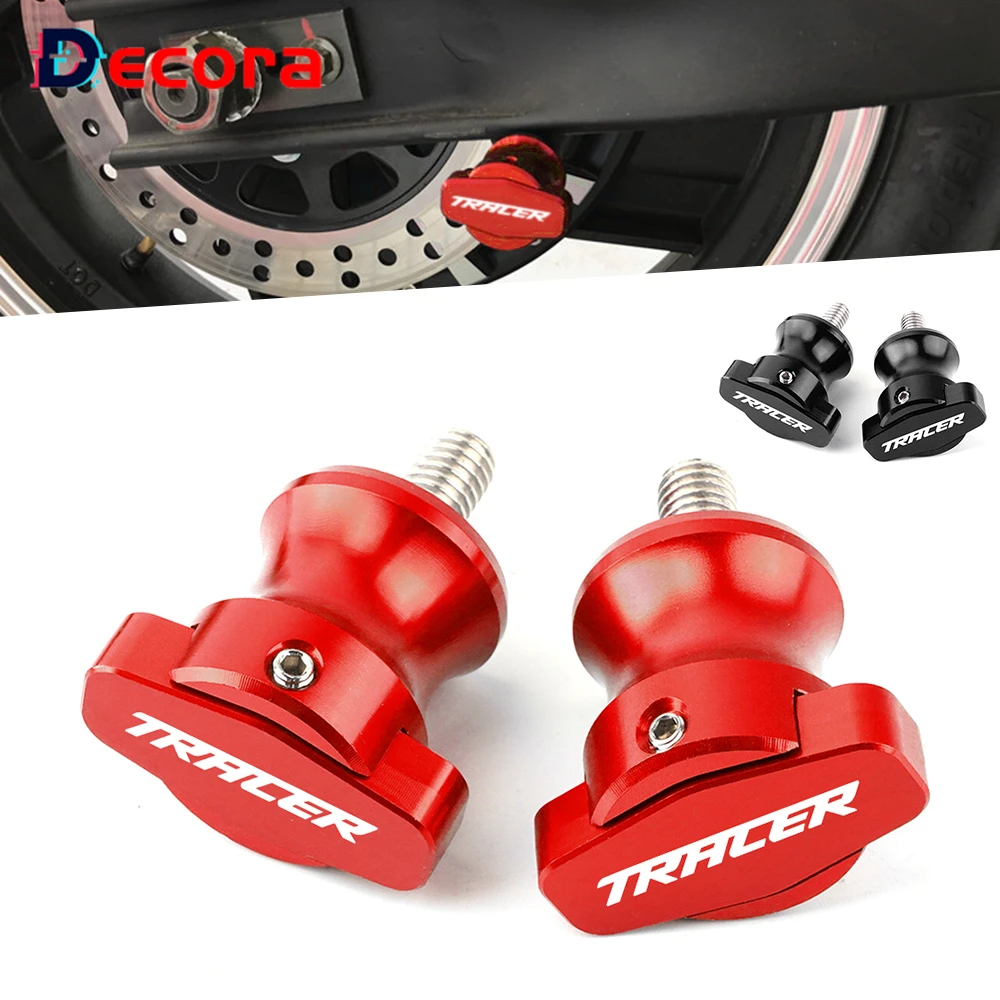 

6MM CNC Motorcycle Swingarm Spools Sliders Stand Screws For YAMAHA Tracer 700 900 GT Tracer700GT Tracer900GT MT09 MT07 2016-2019