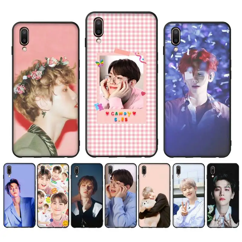 

EXO Love Shot Baekhyun Phone Case Case For Oppo Reno Realme C3 6Pro Cover For vivo Y91C Y17 Y19 Funda Capa