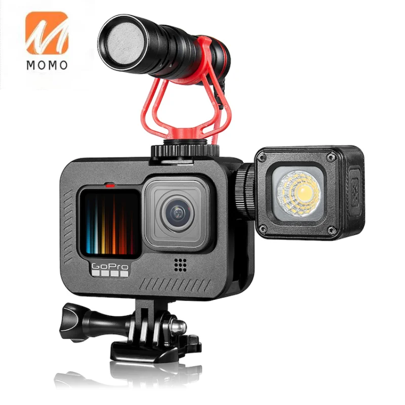 

Black Diving Protective Underwater Cover Case Camera Alloy Housing for Accessories