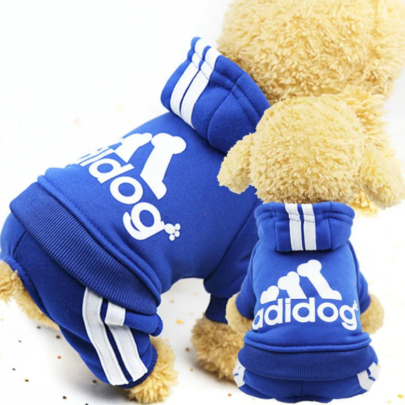 

Adidog Pet Dog Clothes Hoodie for Small Medium Dogs,Winter New Four-legged Cotton Comfortable Warm Clothes,Teddy Puppy Clothing
