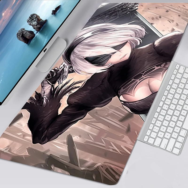 

Cute NieR Automata Mousepad Pc Gaming Accessories Non-slip Mouse Pad Gamer Tappetino Mouse Mausepad Keyboard Mat Tapis De Souris
