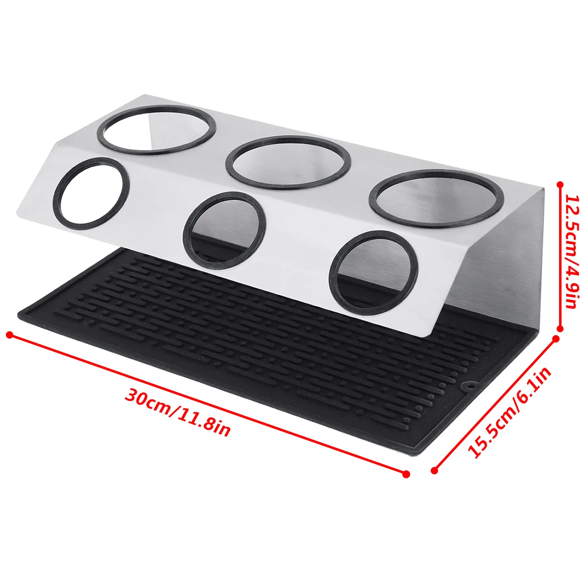 

4 6 8 Holes Stainless Steel Bottle Holder Cup Holder Drainer For Soda water Crystal Bottles Baby Bottle Drain Drying Racks