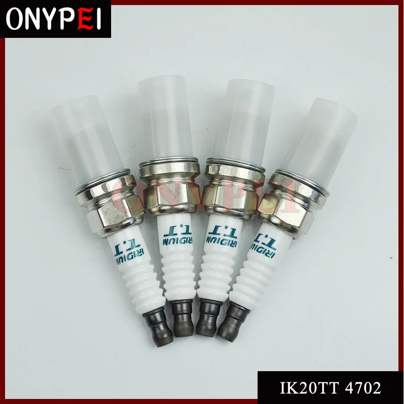4 шт./лот двойная иридиевая Свеча зажигания IK20TT 4702 для Chery Toyota Jeep Subaru IK20 TT 4702|Свечи и