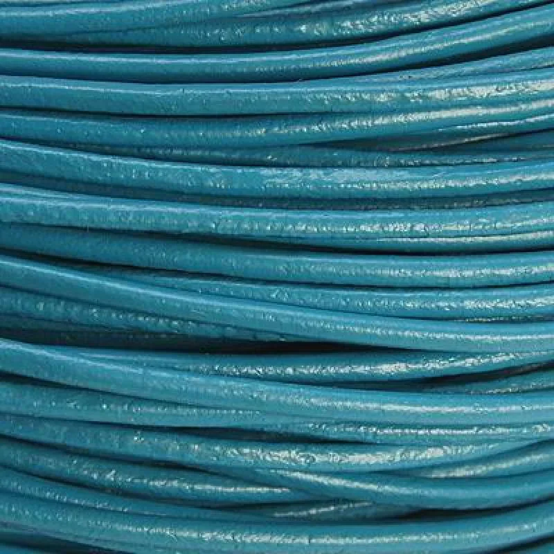 

Pandahall 100m/bundle 2mm Round Cowhide Leather Cord Jewelry Accessories String Beading Cords for DIY Necklace Making Material