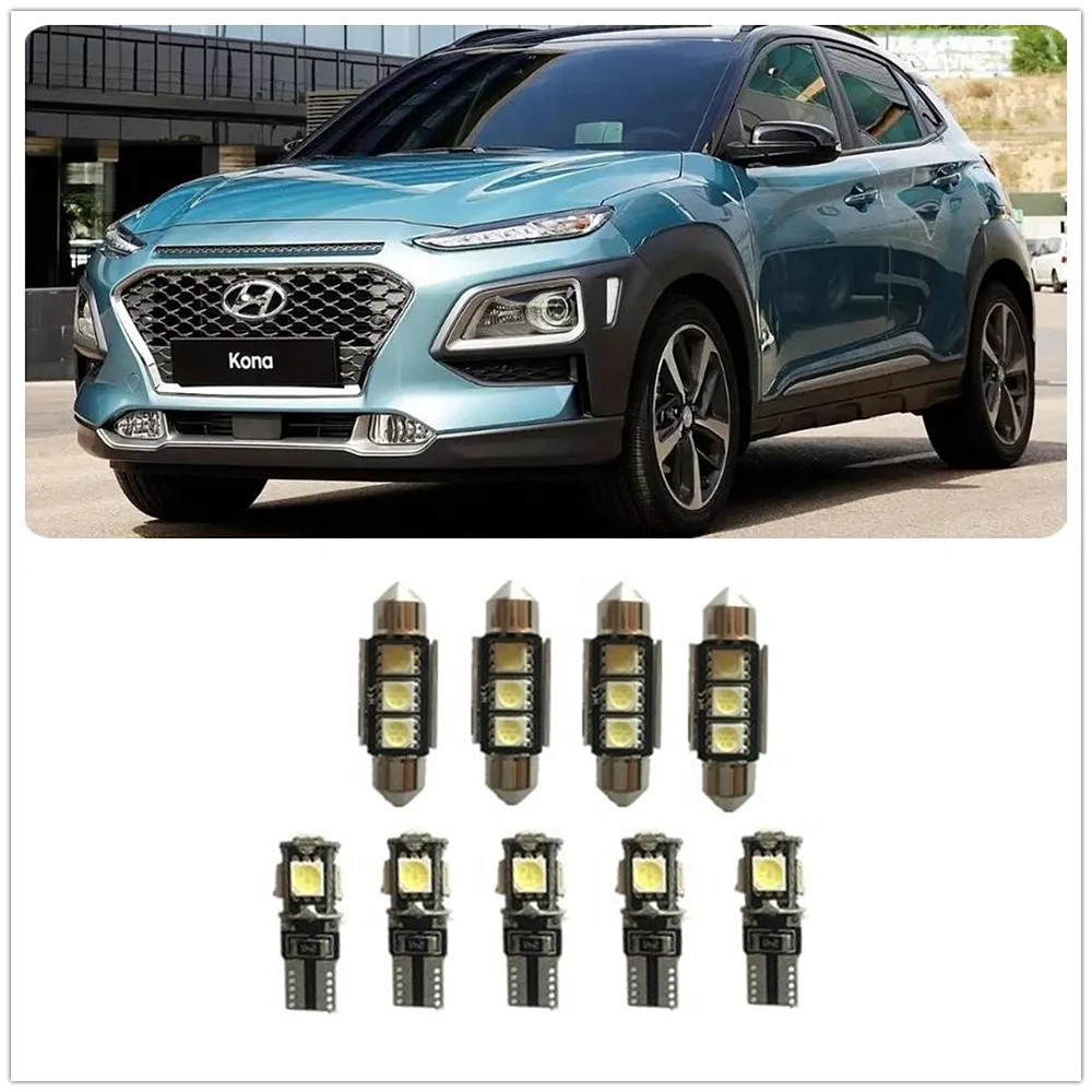Комплект для внутренней установки с белсветодиодный светодиодом 9 шт. Hyundai Scoupe