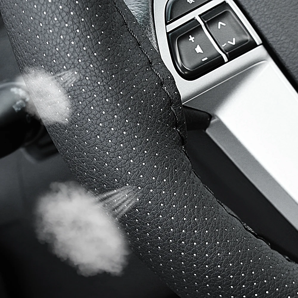 Тканый чехол на руль из искусственной кожи для Cadillac XTS SRX ATS CTS/Renault Koleos Fluenec Latitude