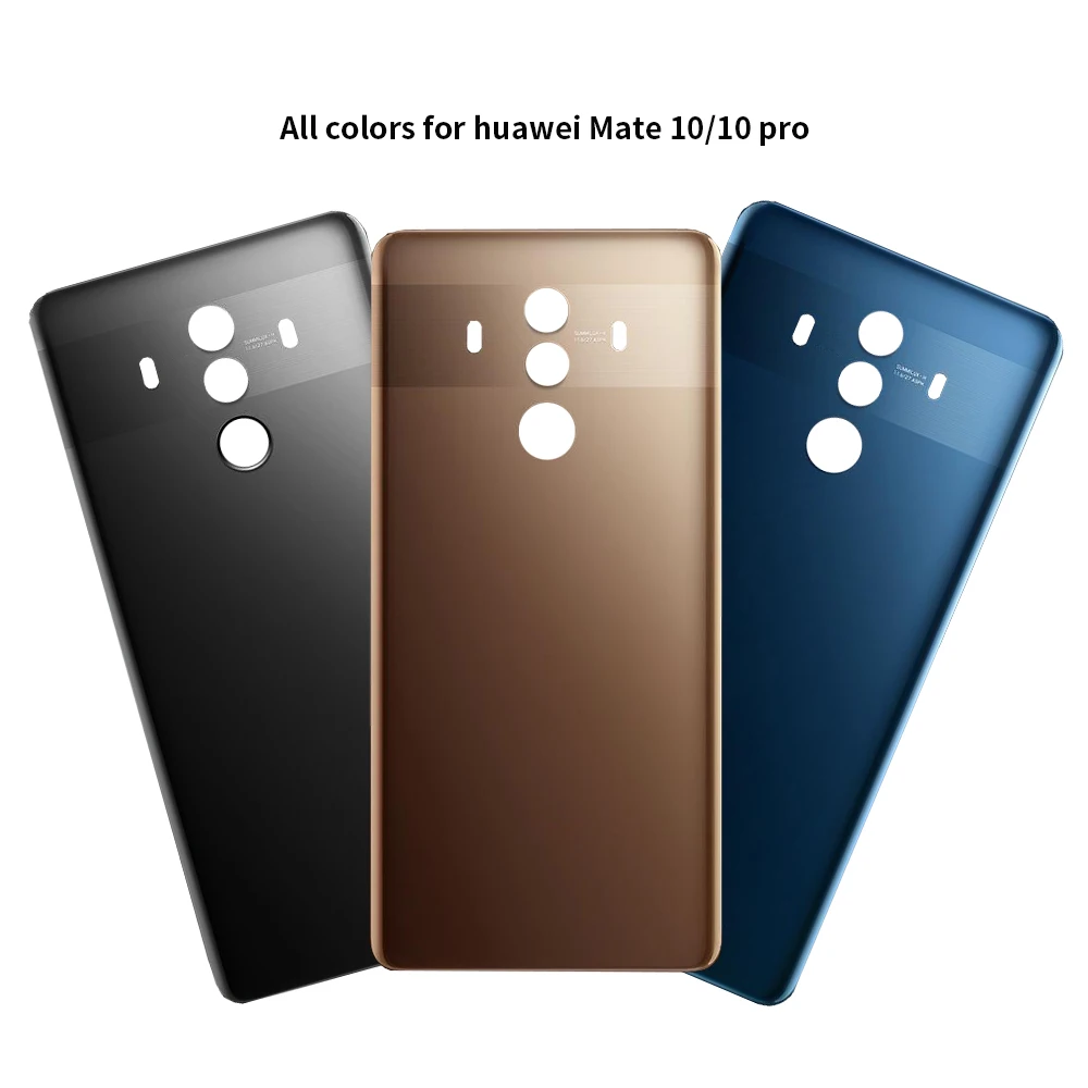 Тыльную сторону Стекло Батарея задняя крышка Корпус Дверь чехол для 6 ''huawei