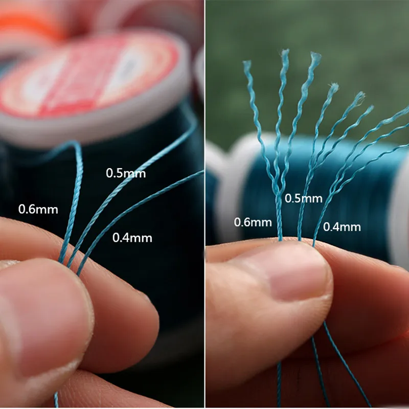 Вощеная нить из полиэстера вощеная с вощеным покрытием водонепроницаемая