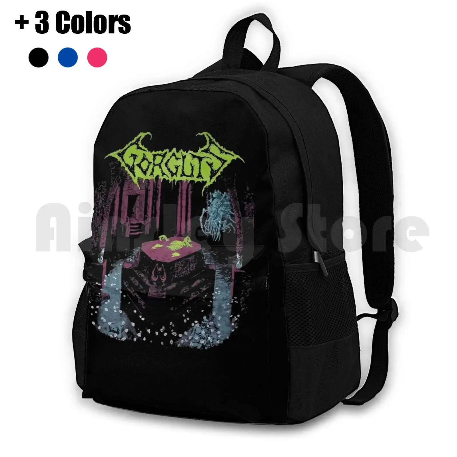 

Outdoor Hiking Backpack Riding Climbing Sports Bag Gorguts Technical Death Metal Avant Garde Metal Death Metal Metal Band