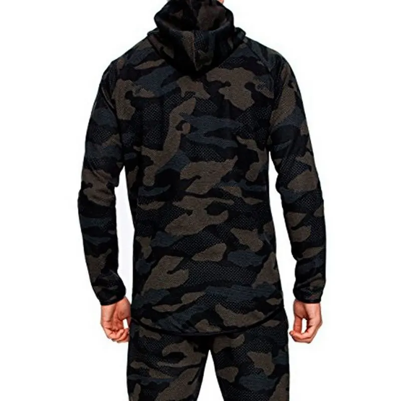 

HEFLASHOR 2019 Spring Autumn Mens Casual Camouflage Hoodie Jacket Men Waterproof Clothes Men's Windbreaker Coat Male Outwear 3XL