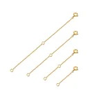 Подвеска Sinya цвета 18k золота самодельные Украшения, Аксессуары поиска компонент ожерелье браслет анклет (браслет на ногу Au750 продлить хвост цепи для изготовления ювелирных изделий DIY