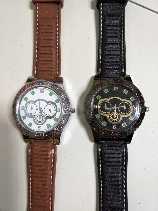 

Men Clock Lighter Creative Personality USB Windproof Electronic Cigarette Lighter Rubber band Mens Watch F666 USB Charging Watch