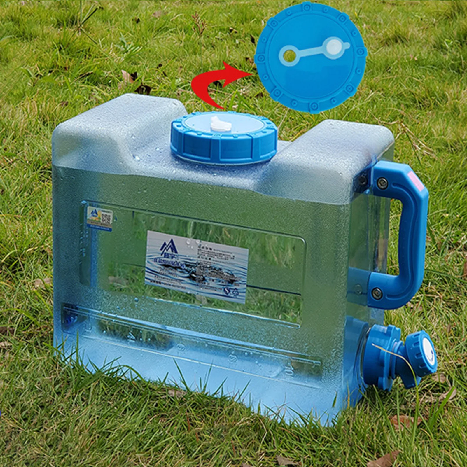 6L 8L 13L 18L автомобильное напольное питьевое чистое ведро PC кипящая вода