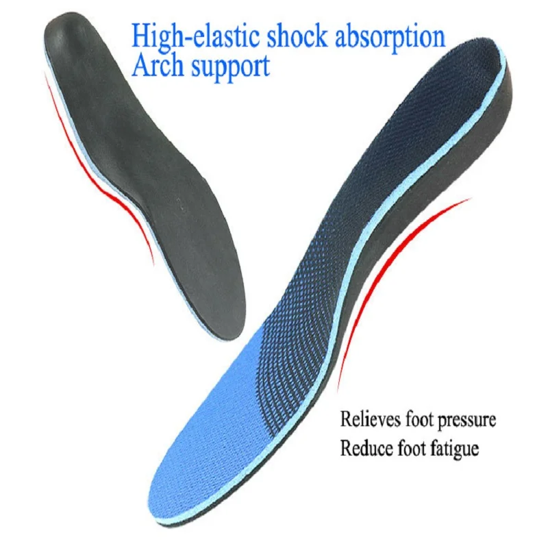 Men's Shoe Accessories Flatfeet Arch Support Insoles Orthopedic For Women X/O-Leg Valgus Foot Massage Height Increase Non Slip