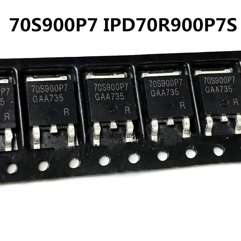 

Оригинальный 10 шт./70S900P7 IPD70R900P7S TO-252 700V 12.8A
