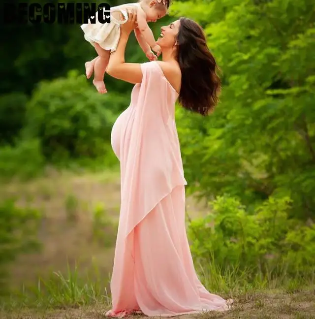 Платье для беременных с коротким рукавом платье макси платья фотосессии детское