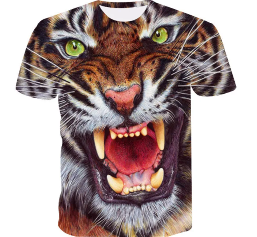 Хит продаж 3d футболка с животными для мужчин/женщин Король Лев цифровая печать