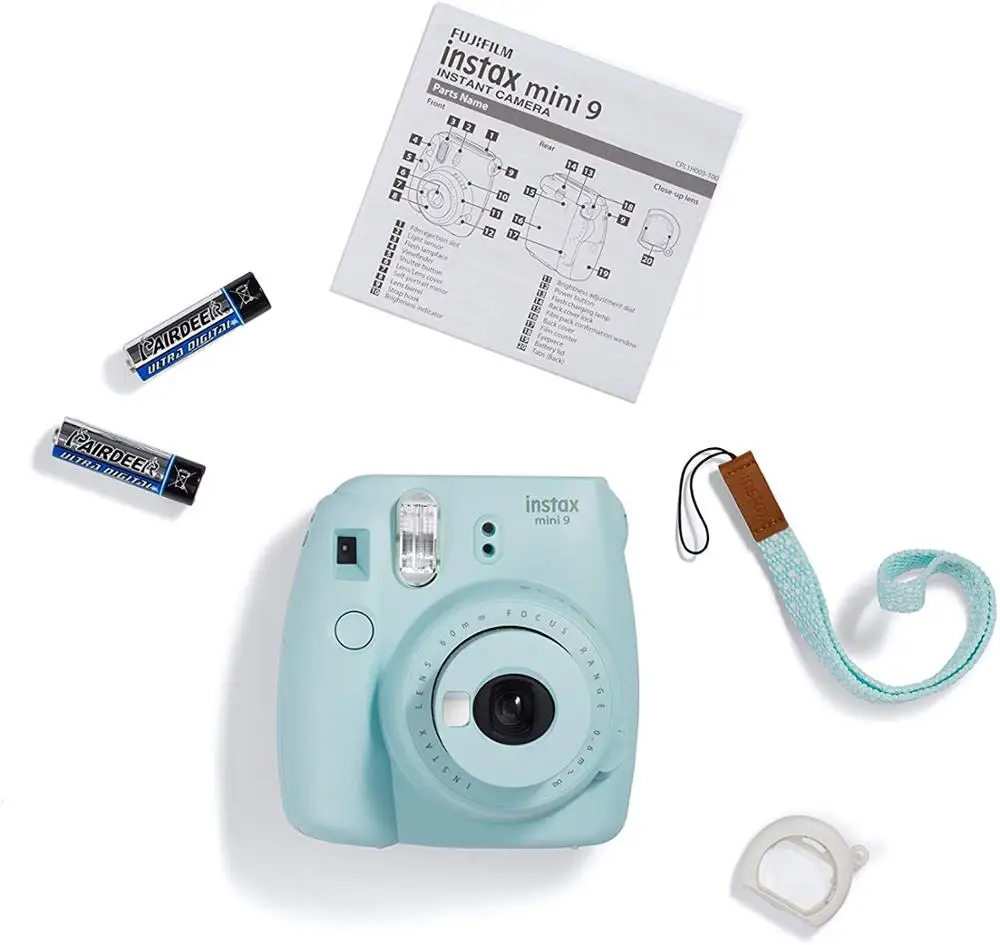 Камера Instax Mini 9 Fujifilm мгновенная цифровая камера для фотокамеры s селфи с 50 листов