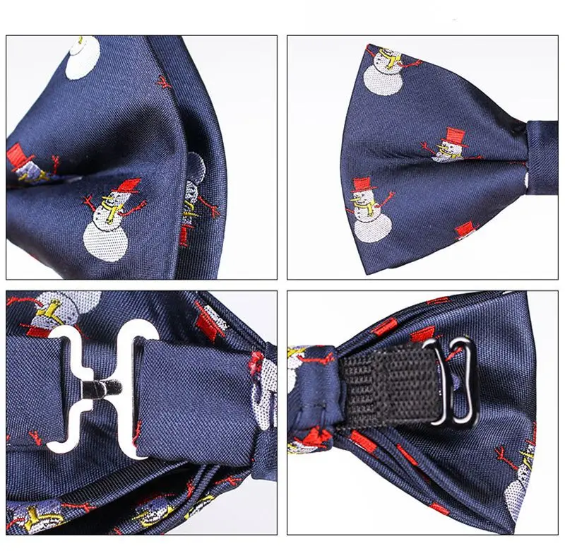 Christmas Parent-Child BowTies Children Bow Tie for Boys Family Men Kids Father Mother Son Daughter Festival Party Accessories