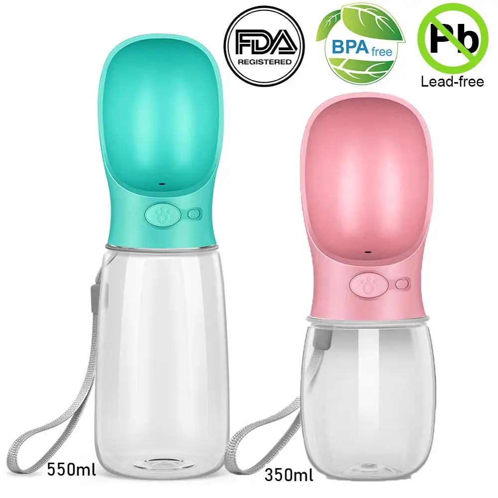 Бутылка для воды домашних животных портативная поилка кормушка питомцев кошек