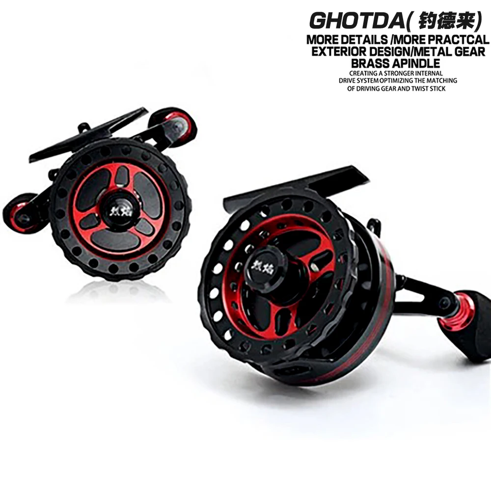

10KG All-metal Raft Fishing Wheel Left-handed and Right-handed Raft Wheel High-speed Smooth Out-of-line Device