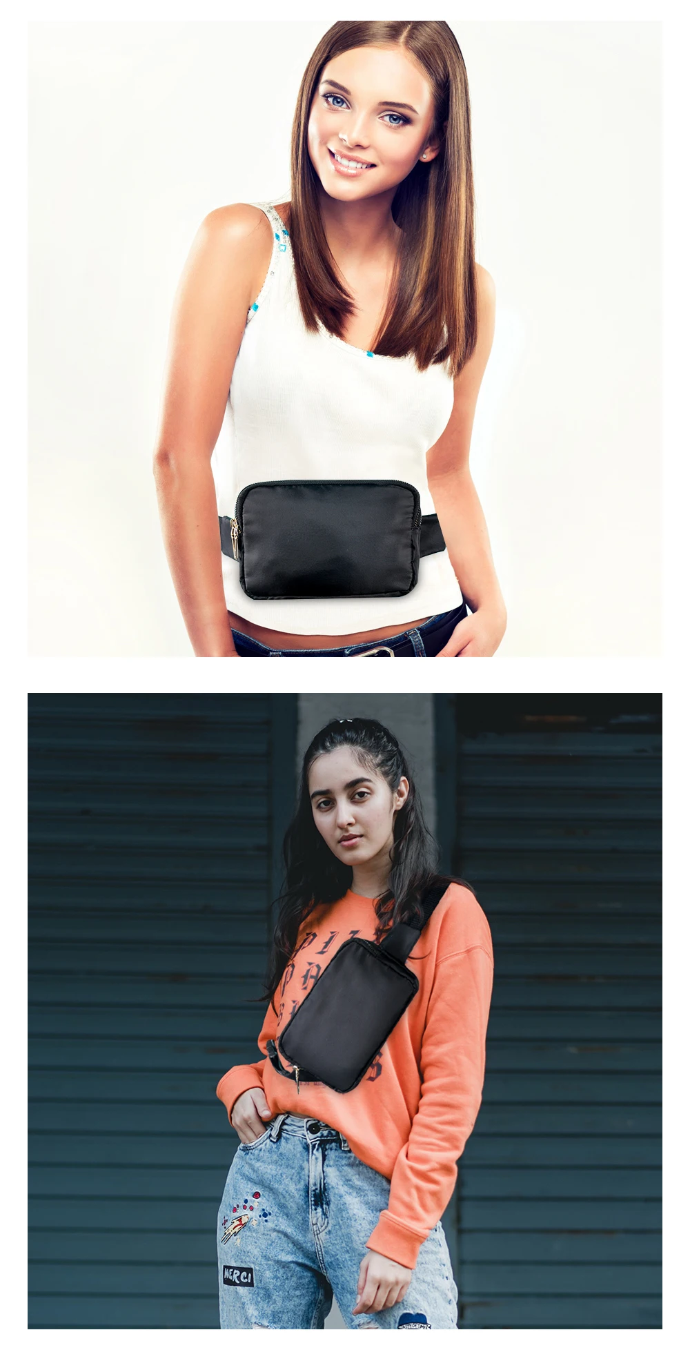 pacote cintura moda fanny pacote crossbody saco