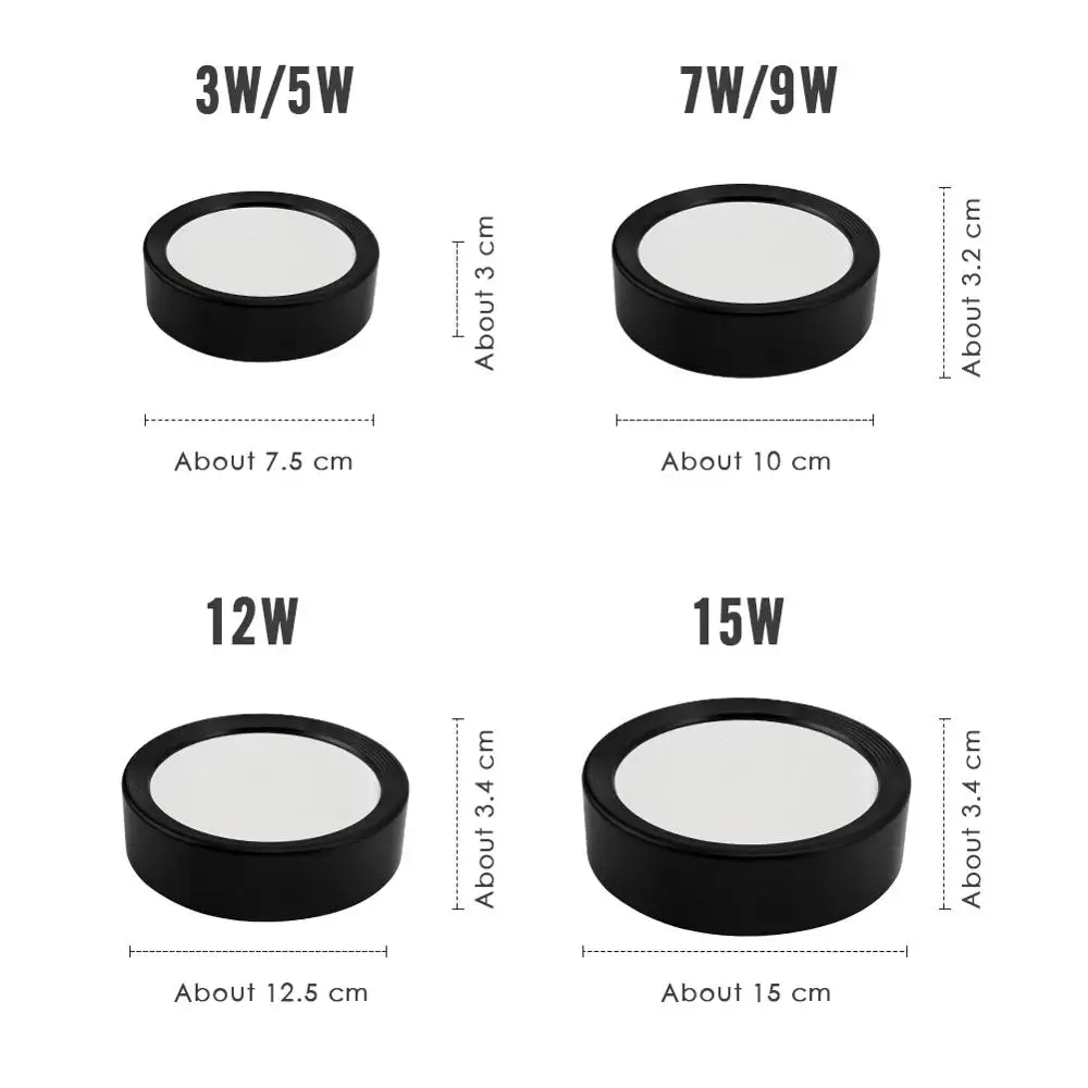 Светодиодный точечный светильник направленного света с поверхностным