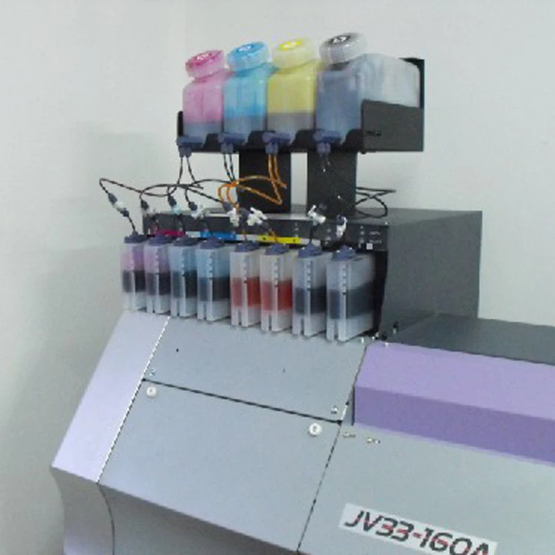 

double 4 color bulk ink system with SB52 permanent chips for mimaki JV3 JV33 JV34 CJV30 TPC100TS34 TS5 printer