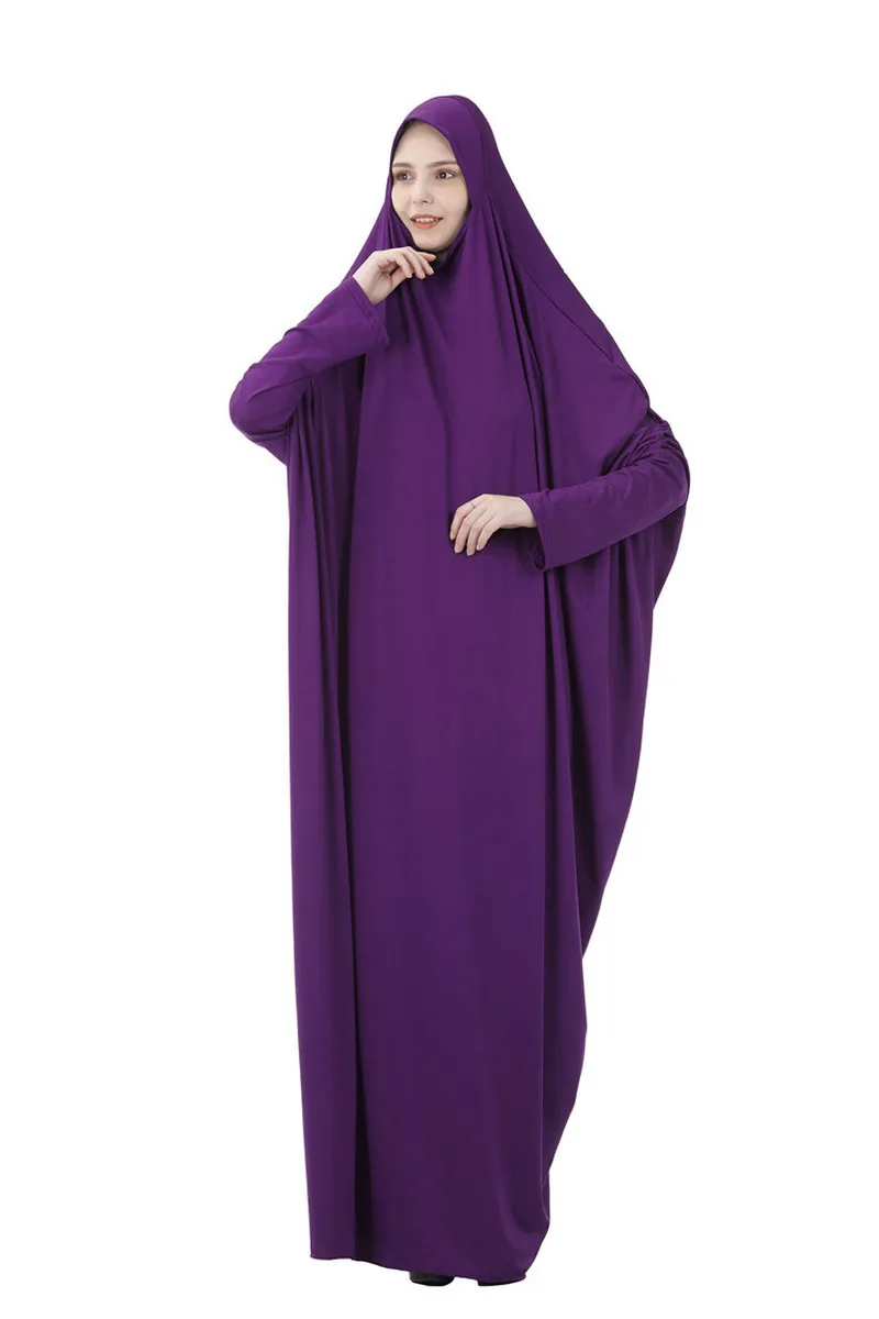 

Khimar Ramadan Muslim Abaya Hijab Jilbab Women Prayer Dress Sets Veil Niqab Burqa Islamic Clothing Overhead Full Cover Kaftan