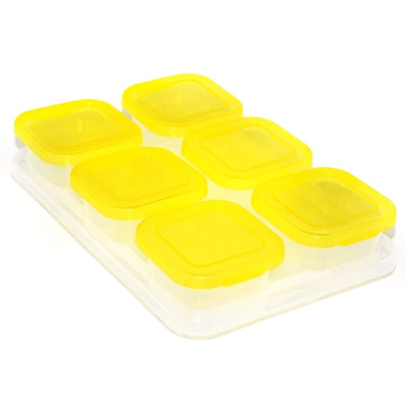 

Children Baby Food Container Refrigerator Freezing Cubes with Tray Storage Box