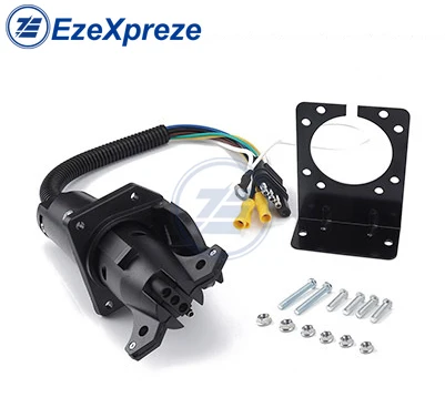 

MIC-AP-210C 4-полосная плоский до 7 способ круглый RV лезвие адаптер для проводки прицепное устройство штепсельная вилка с кронштейном автомобиль...