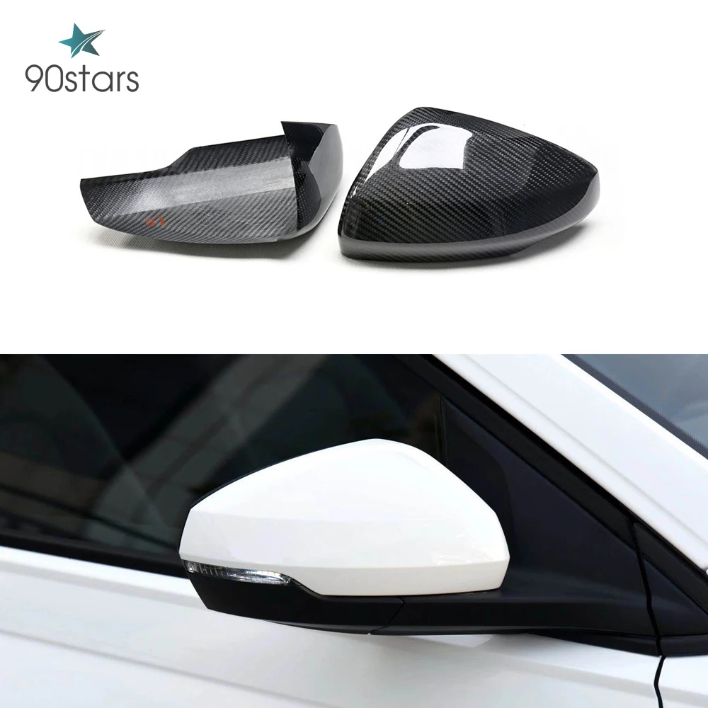 Замена задней крышки из углеродного волокна зеркало бокового вида Стайлинг