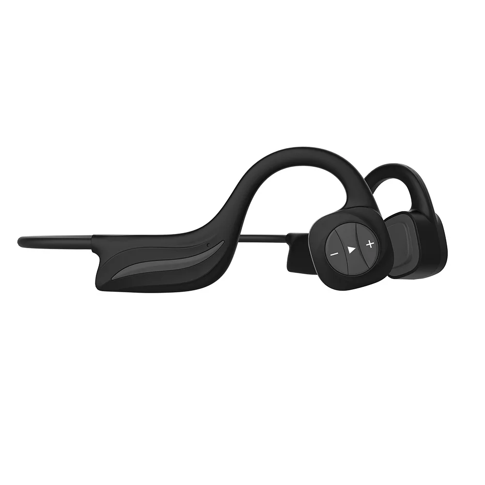 

Mini Wireless Hi Fi Open Ear Portable Headset Bone Conduction ABS 8G Memory Cycling Hands Free Running Noise Reduction
