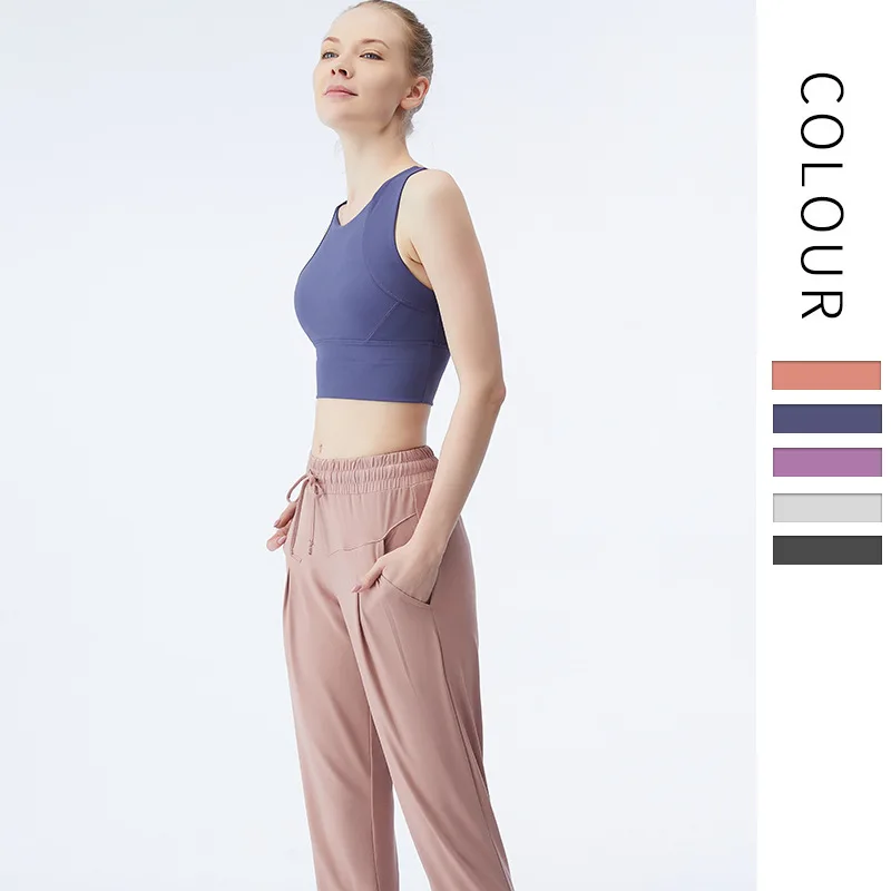 

Fitness Tank Top Women Sports Top Chest Pad Casual Sexy Breathable Quick-Drying Running Underwear Fitness Workout Clothes 2021