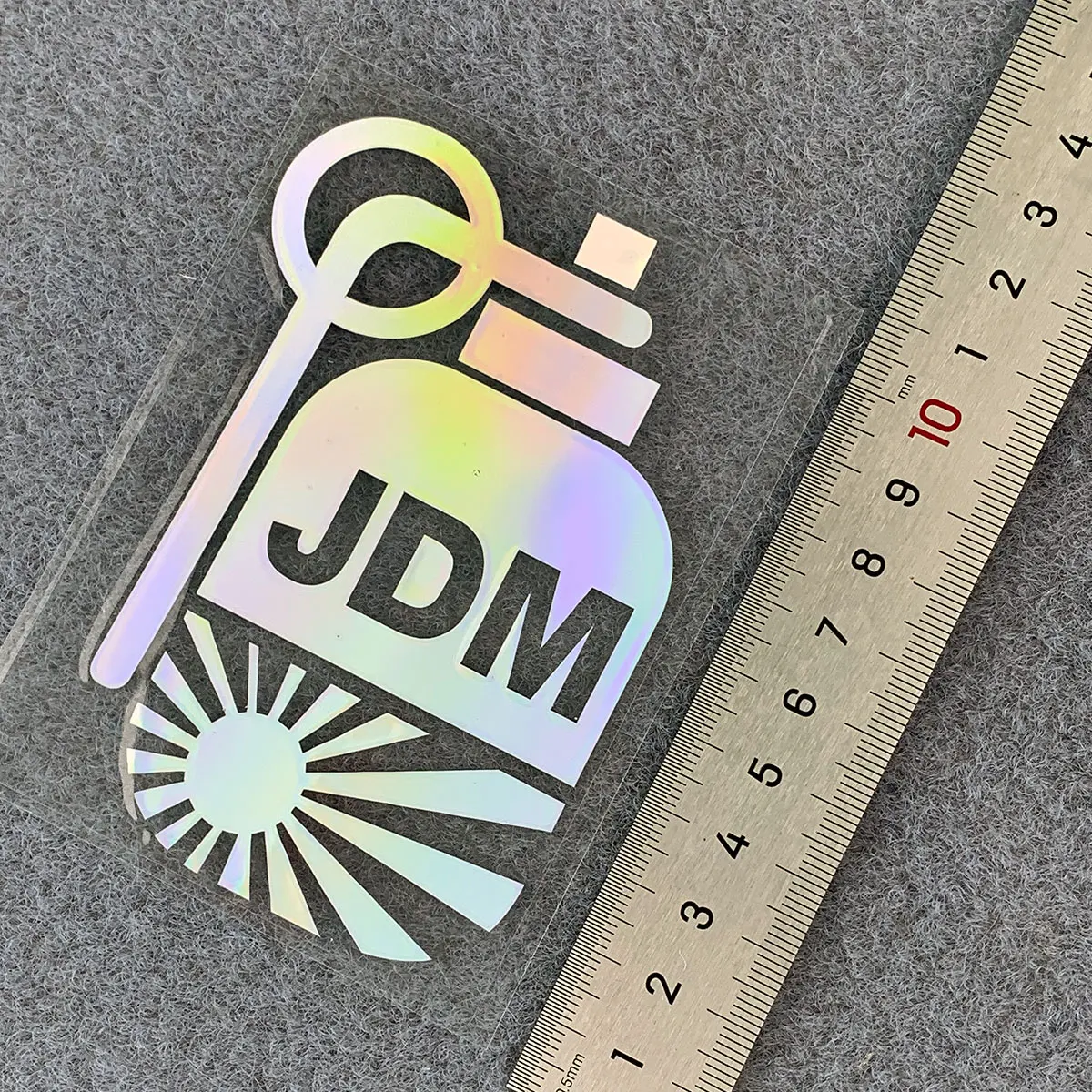 Светоотражающий лазер Радуга JDM стильная Автомобильная наклейка для Kawasaki Honda YAMAHA