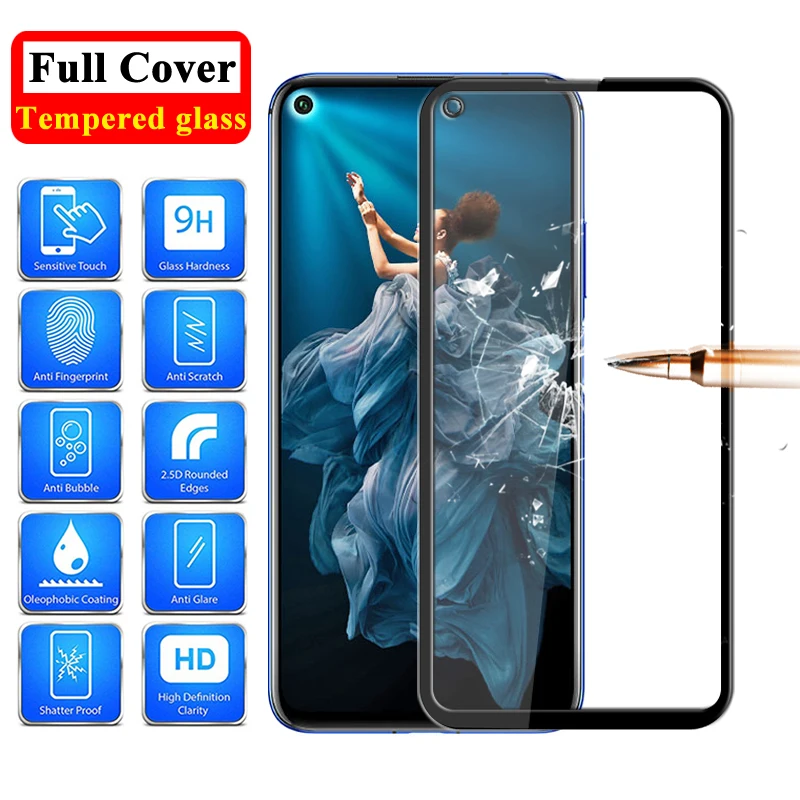 Закаленное стекло для Huawei Honor 20 Pro 20S V30 20i 10i 8S P20 Lite 2019 Nova 5i 5 Y9 Prime Защитная пленка