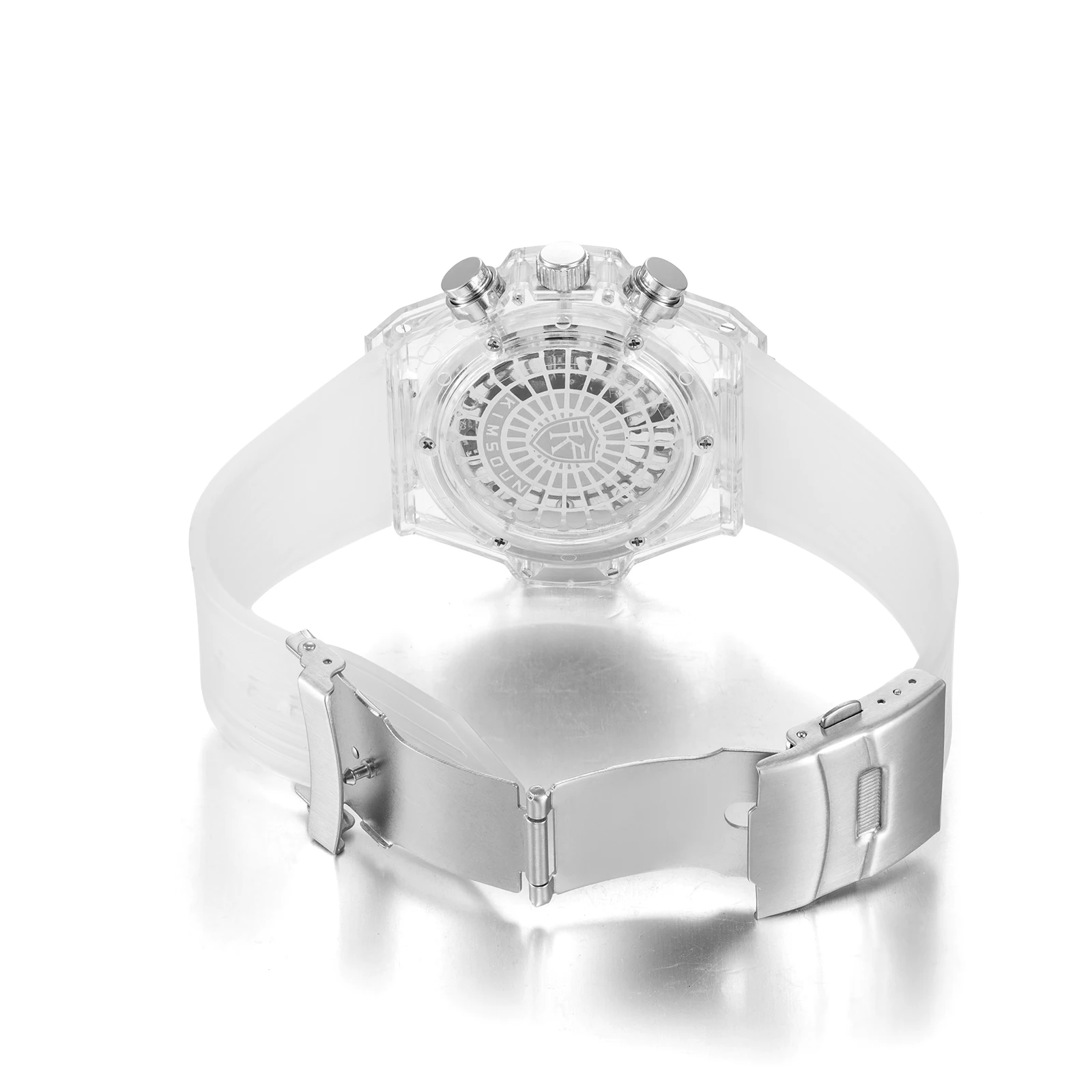 

Relogio Masculino Fashion Luxury Men's Quartz Chronograph Watch Trend Transparent KIMSDUN Famous Brand Male Clock 2021