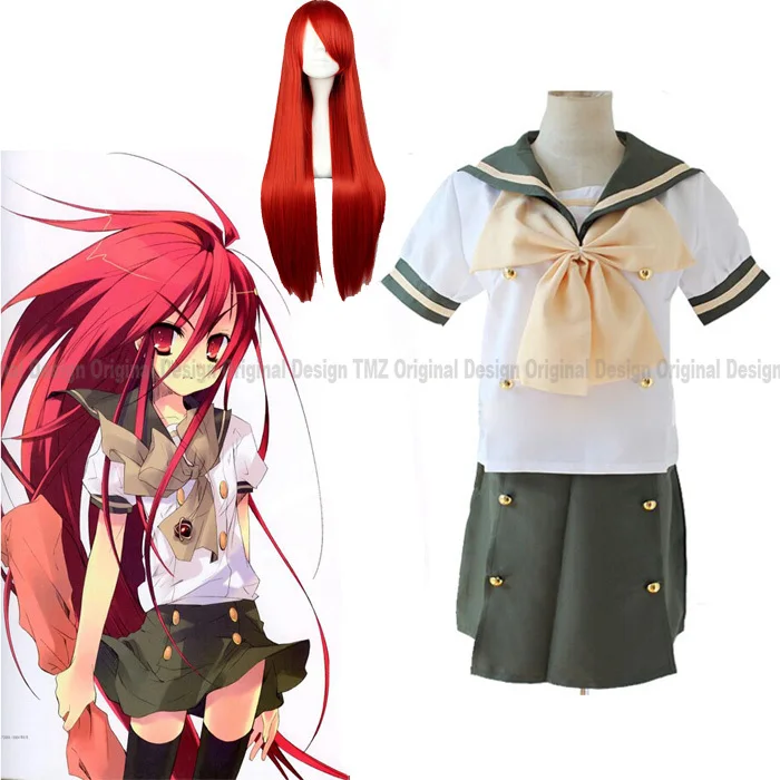 

Anime Shakugan No Shana Cosplay Summer Lolita Dress Cosplay Costumes Sailor Suit School Uniforms Halloween Clothing Set