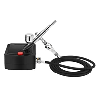 airbrush gravity feed dual action air compressor kit for art painting tattoo manicure craft cake spray model air brush tool set